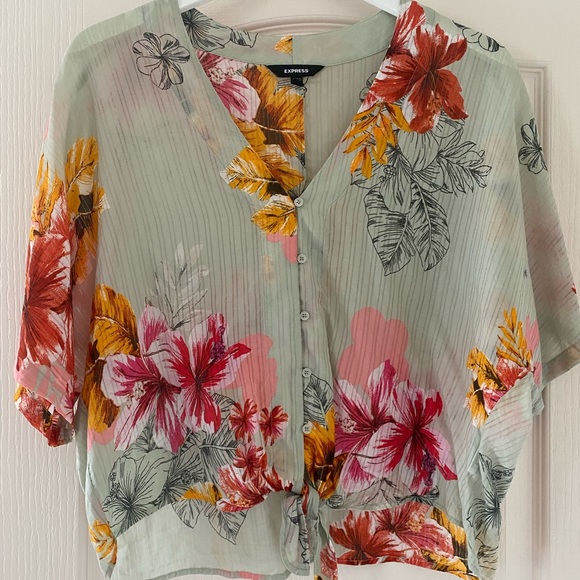 Hawaiian summer top - Picture 1 of 3